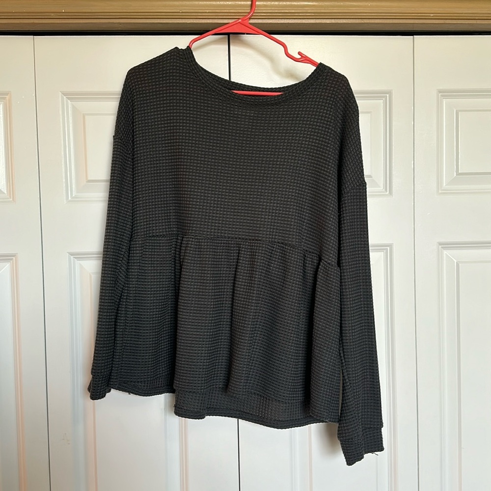 Long sleeve knit blouse, barely worn.